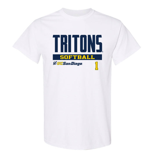 UCSD - NCAA Softball : Aubrey Akins - Classic Fashion Shersey T-Shirt-0