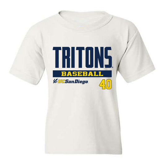UCSD - NCAA Baseball : Shane Cannon - Classic Fashion Shersey Youth T-Shirt-0