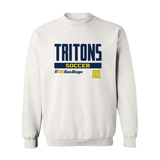 UCSD - NCAA Women's Soccer : Maddie Neier - Classic Fashion Shersey Crewneck Sweatshirt-0
