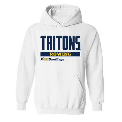 UCSD - NCAA Women's Rowing : Audrey Ricciardi - Classic Fashion Shersey Hooded Sweatshirt-0
