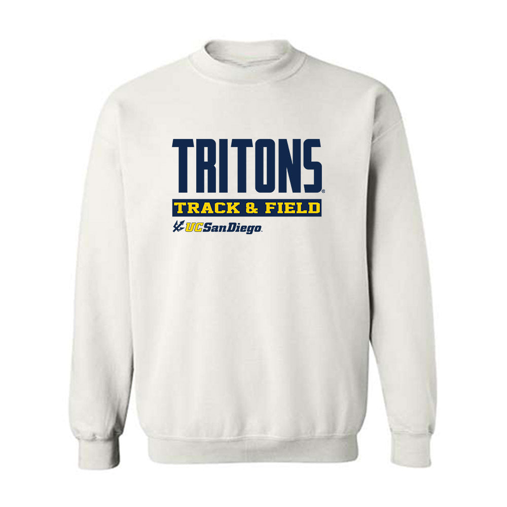 UCSD - NCAA Men's Track & Field : Andre Jones - Classic Fashion Shersey Crewneck Sweatshirt-0