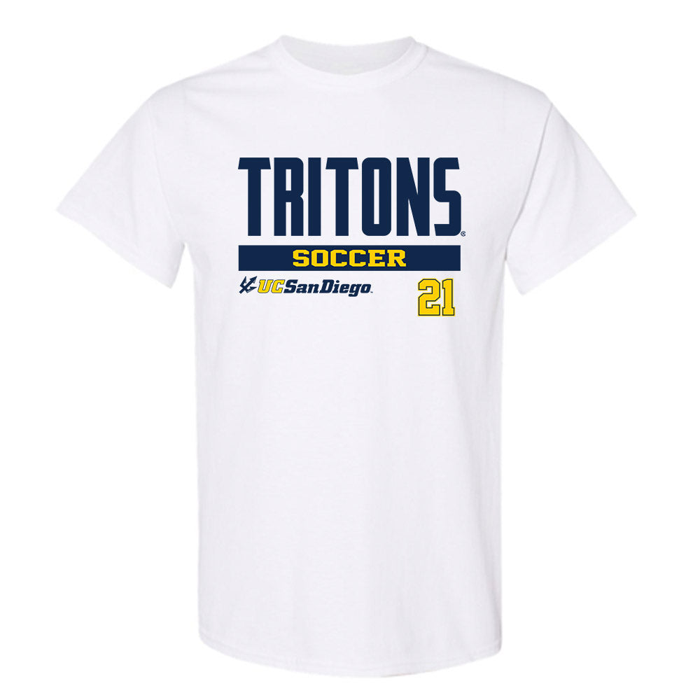 UCSD - NCAA Men's Soccer : Jack Nishimoto - Classic Fashion Shersey T-Shirt-0