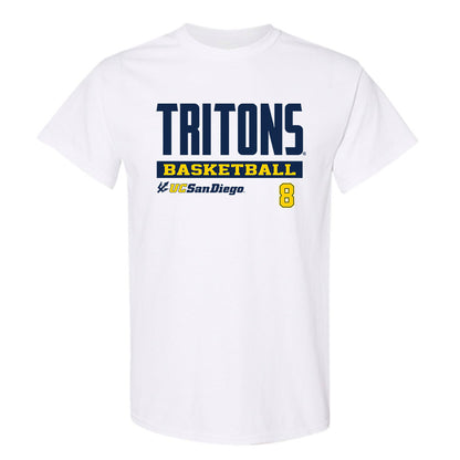 UCSD - NCAA Men's Basketball : Leo Beath - Classic Fashion Shersey T-Shirt-0