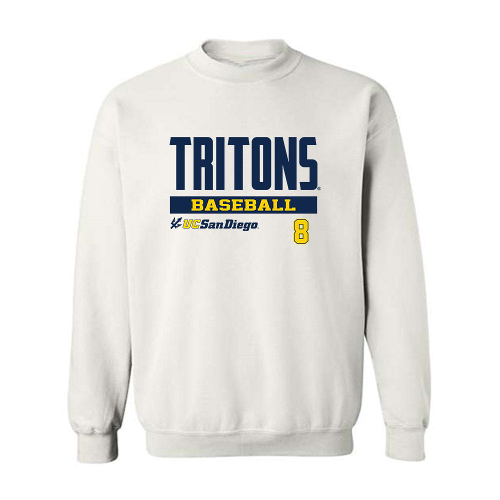 UCSD - NCAA Baseball : Jayden Lee - Classic Fashion Shersey Crewneck Sweatshirt-0