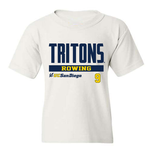 UCSD - NCAA Women's Rowing : Stefano Mantegari - Youth T-Shirt