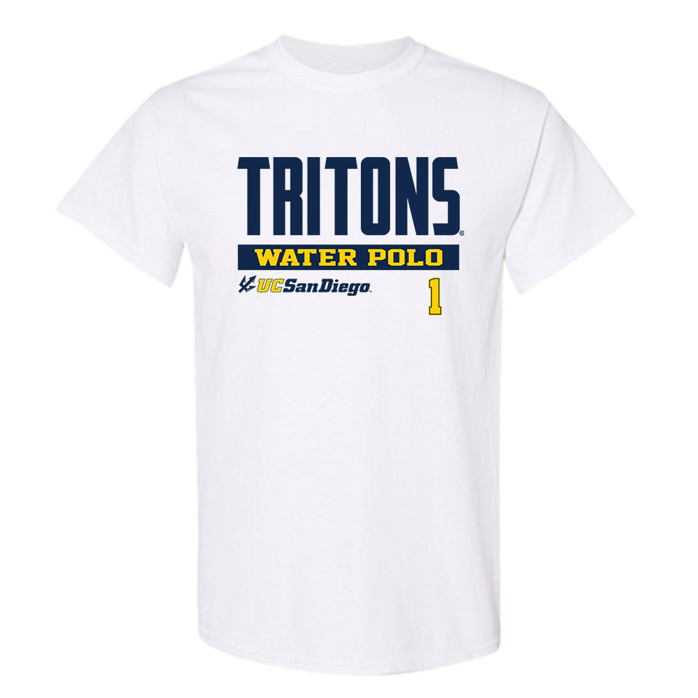 UCSD - NCAA Men's Water Polo : Parker George - Classic Fashion Shersey T-Shirt-0