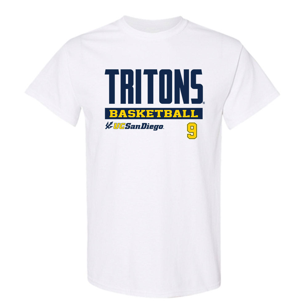 UCSD - NCAA Men's Basketball : Tom Beattie - Classic Fashion Shersey T-Shirt-0
