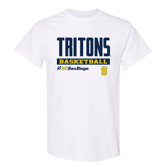 UCSD - NCAA Men's Basketball : Tom Beattie - Classic Fashion Shersey T-Shirt-0