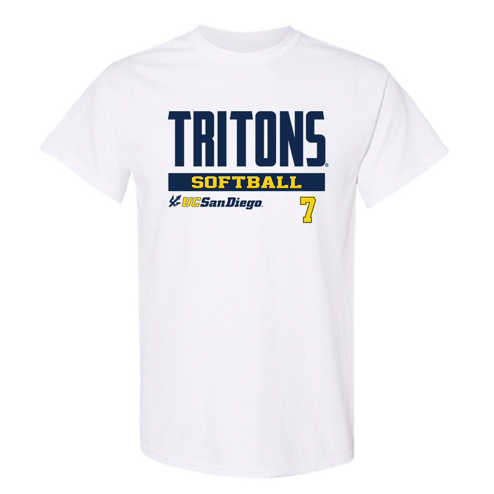 UCSD - NCAA Softball : Auddrey Lira - Classic Fashion Shersey T-Shirt-0