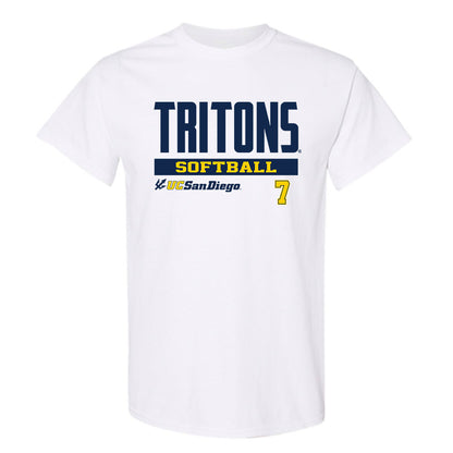 UCSD - NCAA Softball : Auddrey Lira - Classic Fashion Shersey T-Shirt-0