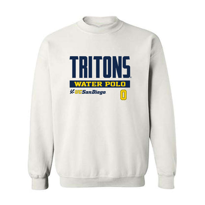 UCSD - NCAA Men's Water Polo : Orlando Mina - Classic Fashion Shersey Crewneck Sweatshirt-0