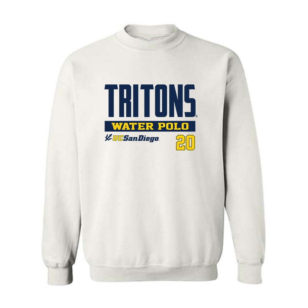 UCSD - NCAA Women's Water Polo : Abigail Schechter - Classic Fashion Shersey Crewneck Sweatshirt-0