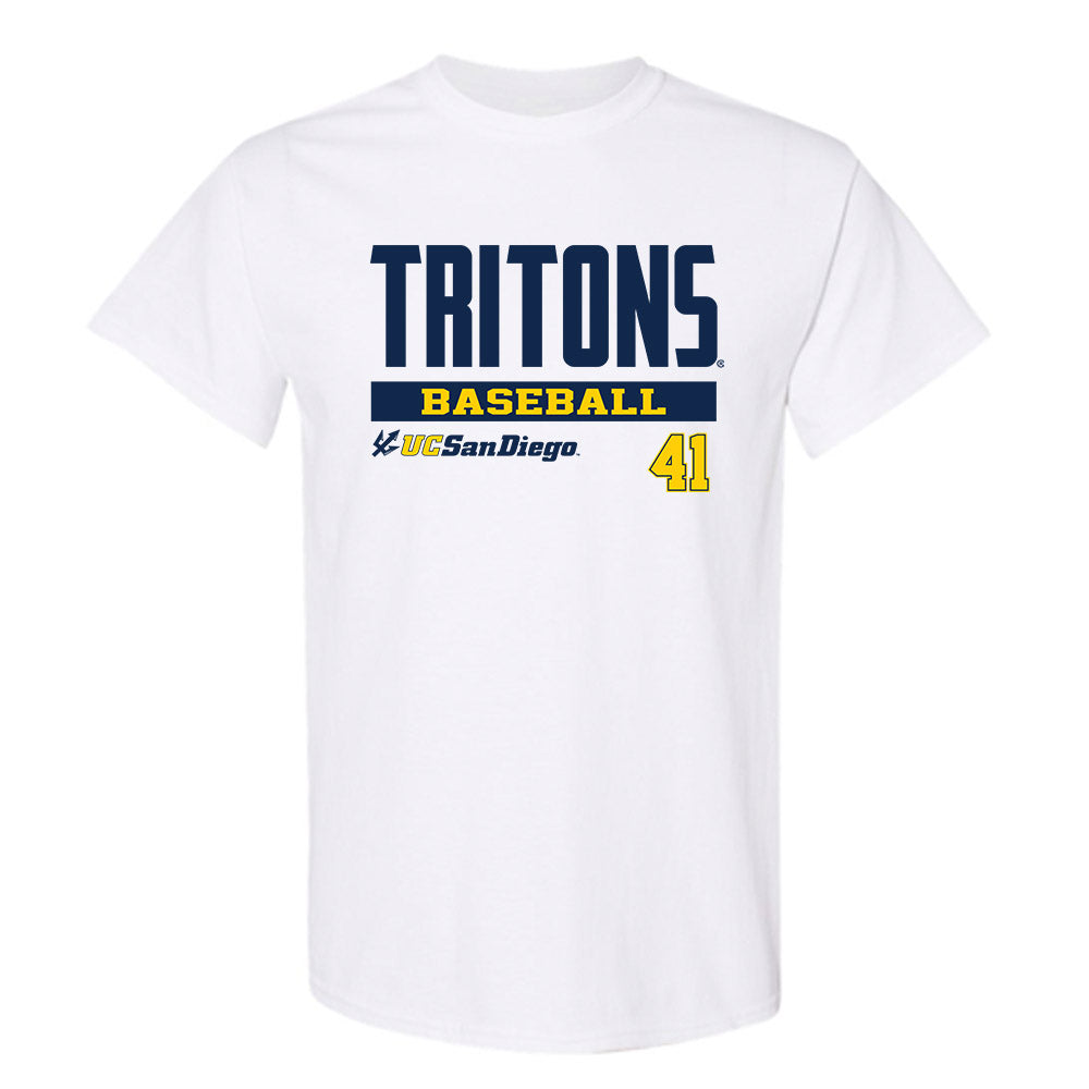 UCSD - NCAA Baseball : Jack Lorenz - Classic Fashion Shersey T-Shirt-0