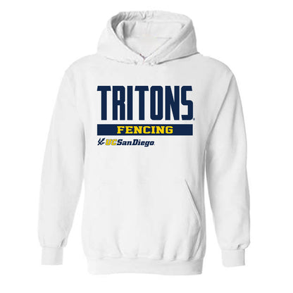 UCSD - NCAA Women's Fencing : Sasha Medvinsky - Classic Fashion Shersey Hooded Sweatshirt-0