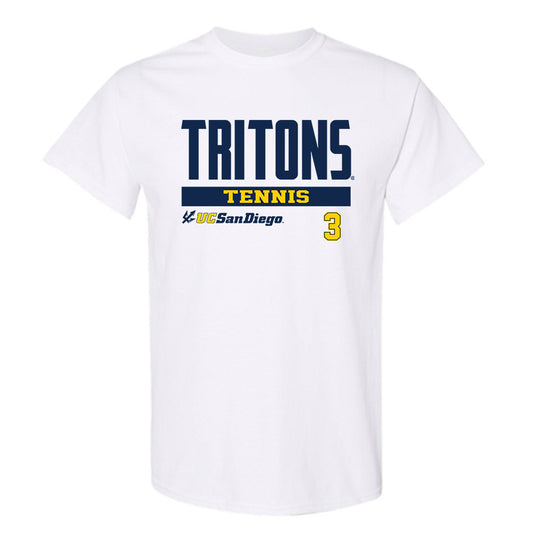 UCSD - NCAA Men's Tennis : Sanjith Devineni - Classic Fashion Shersey T-Shirt-0