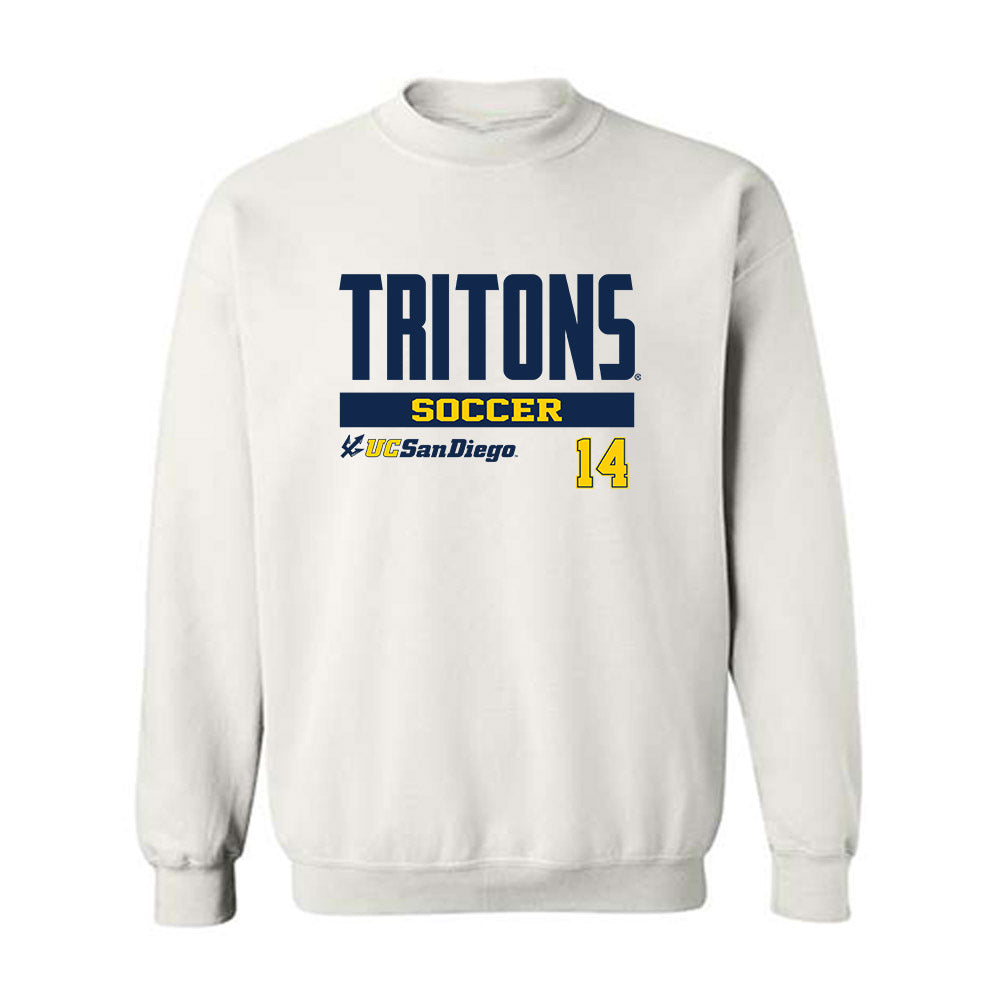 UCSD - NCAA Men's Soccer : Liam Murdin - Classic Fashion Shersey Crewneck Sweatshirt-0