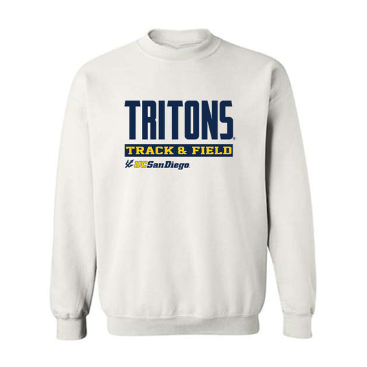 UCSD - NCAA Women's Track & Field : Jerry Liu - Classic Fashion Shersey Crewneck Sweatshirt-0