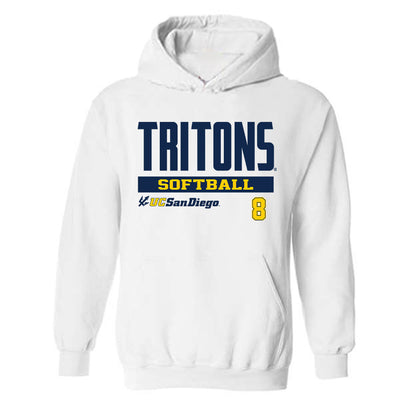 UCSD - NCAA Softball : Alexis Huey - Classic Fashion Shersey Hooded Sweatshirt-0