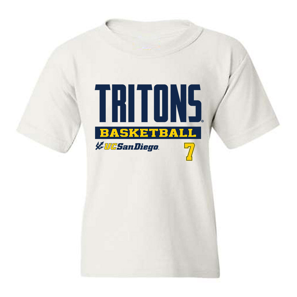 UCSD - NCAA Men's Basketball : Bol Dengdit - Classic Fashion Shersey Youth T-Shirt-0