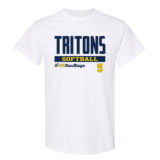 UCSD - NCAA Softball : Bella Settembro - Classic Fashion Shersey T-Shirt-0