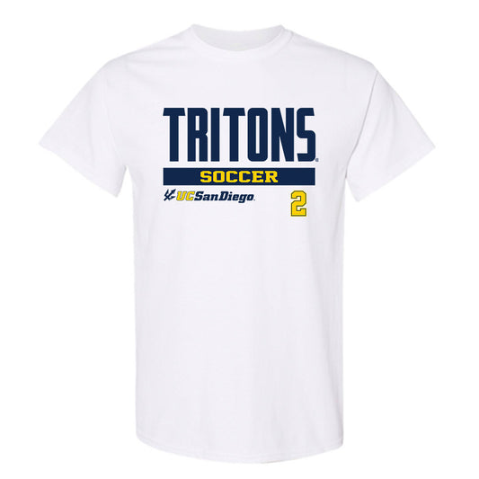 UCSD - NCAA Men's Soccer : Evan Wellerstein - Classic Fashion Shersey T-Shirt-0
