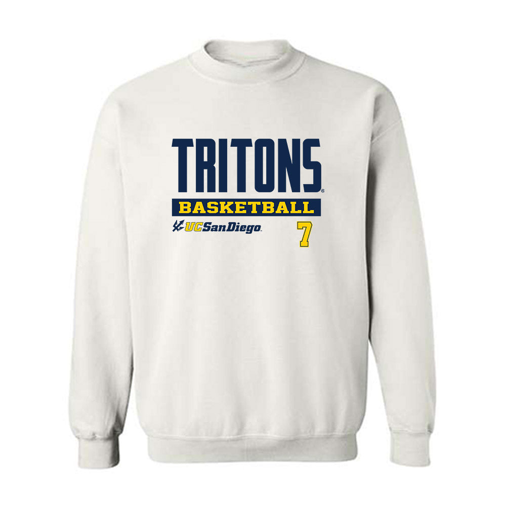 UCSD - NCAA Men's Basketball : Bol Dengdit - Classic Fashion Shersey Crewneck Sweatshirt-0