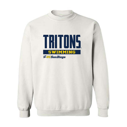 UCSD - NCAA Men's Swimming : Kyle Kengla - Classic Fashion Shersey Crewneck Sweatshirt-0