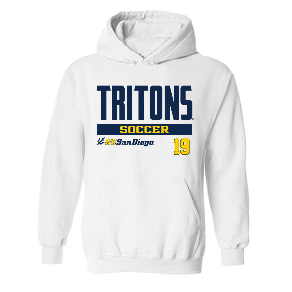 UCSD - NCAA Women's Soccer : Olivia Shih - Classic Fashion Shersey Hooded Sweatshirt-0