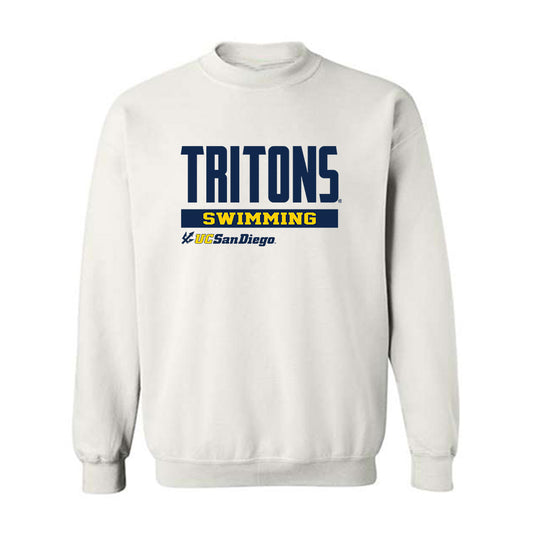 UCSD - NCAA Men's Swimming : William Seymour - Classic Fashion Shersey Crewneck Sweatshirt-0