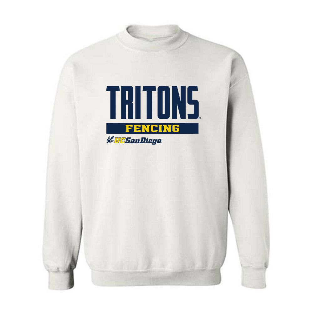UCSD - NCAA Men's Fencing : Lance Headrick - Classic Fashion Shersey Crewneck Sweatshirt-0