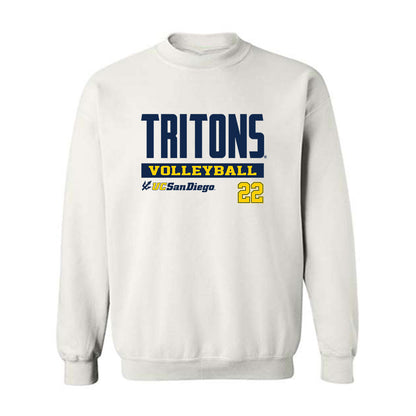 UCSD - NCAA Men's Volleyball : Sebastiano Sani - Classic Fashion Shersey Crewneck Sweatshirt-0