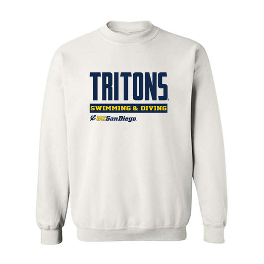 UCSD - NCAA Men's Swimming : Jacob Wang - Classic Fashion Shersey Crewneck Sweatshirt-0