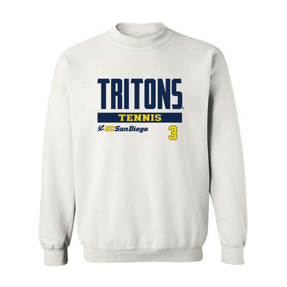 UCSD - NCAA Men's Tennis : Sanjith Devineni - Classic Fashion Shersey Crewneck Sweatshirt-0