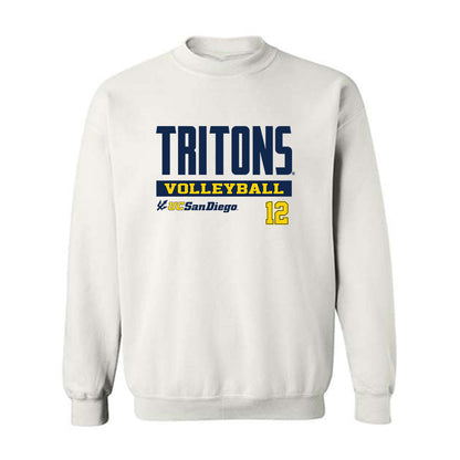 UCSD - NCAA Men's Volleyball : Joshua Ewert - Classic Fashion Shersey Crewneck Sweatshirt-0
