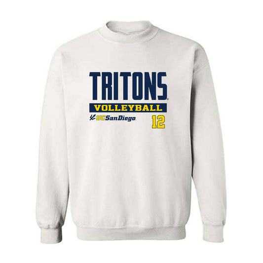 UCSD - NCAA Men's Volleyball : Joshua Ewert - Classic Fashion Shersey Crewneck Sweatshirt-0