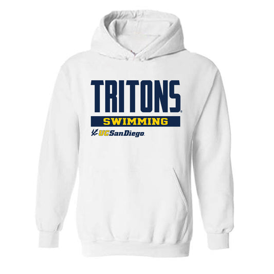 UCSD - NCAA Men's Swimming : Kyle Kengla - Classic Fashion Shersey Hooded Sweatshirt-0