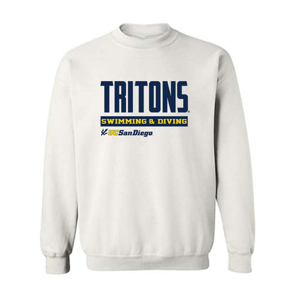 UCSD - NCAA Men's Swimming : Hunter Cehelnik - Classic Fashion Shersey Crewneck Sweatshirt-0