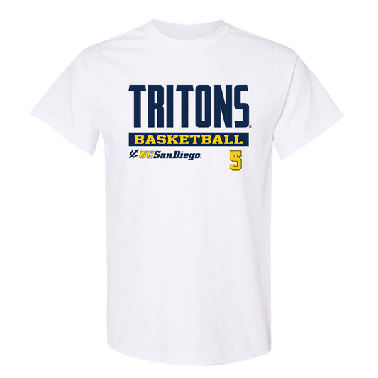UCSD - NCAA Women's Basketball : Gabby Louther - Classic Fashion Shersey T-Shirt-0