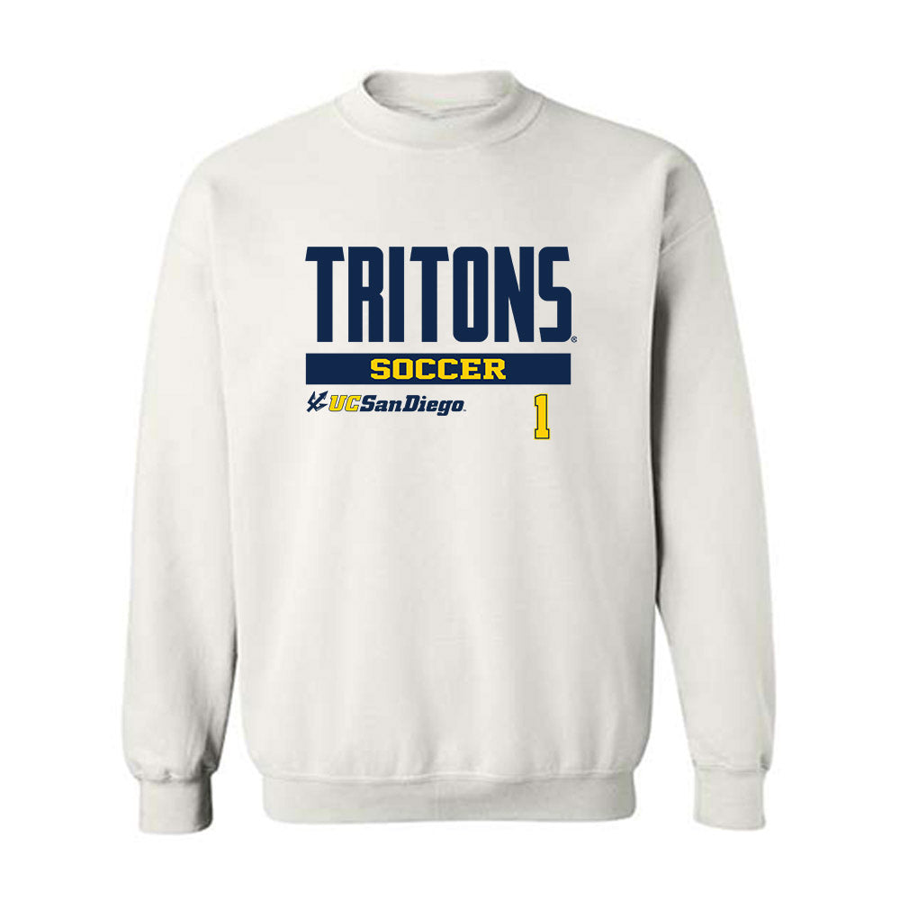 UCSD - NCAA Women's Soccer : Ginny Fronk - Classic Fashion Shersey Crewneck Sweatshirt-0