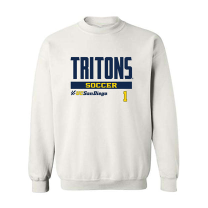 UCSD - NCAA Women's Soccer : Ginny Fronk - Classic Fashion Shersey Crewneck Sweatshirt-0