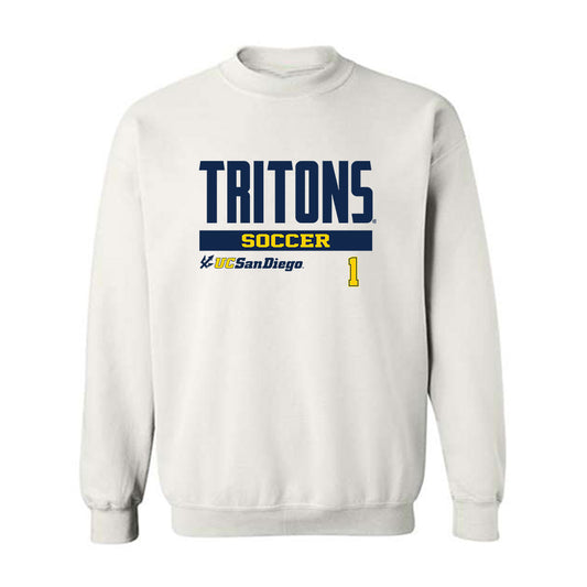 UCSD - NCAA Women's Soccer : Ginny Fronk - Classic Fashion Shersey Crewneck Sweatshirt-0