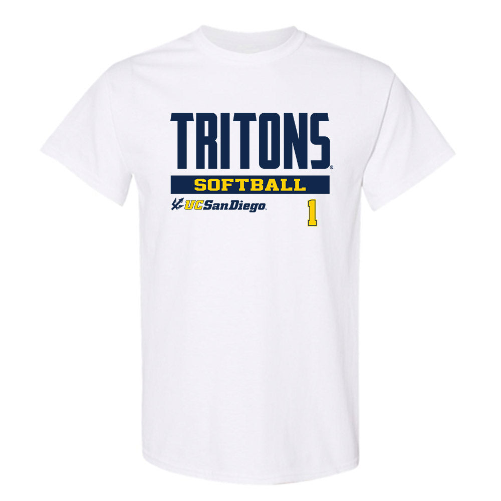UCSD - NCAA Softball : Haley Garcia - Classic Fashion Shersey T-Shirt-0