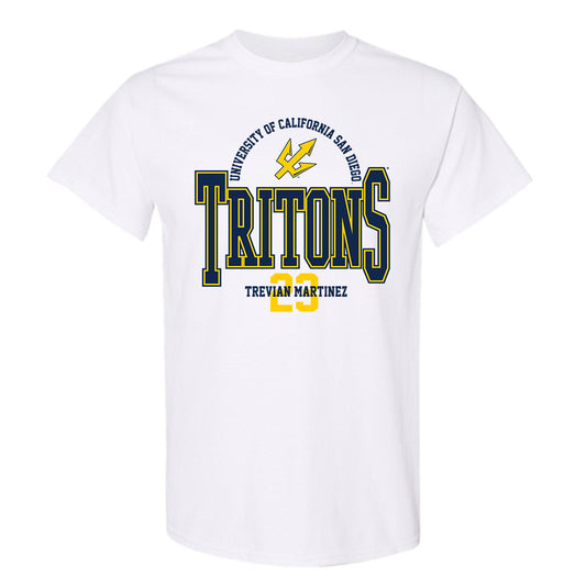 UCSD - NCAA Baseball : Trevian Martinez - Classic Fashion Shersey T-Shirt-0