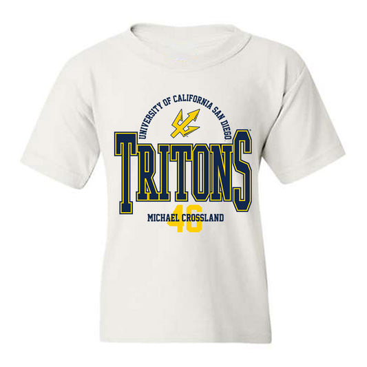 UCSD - NCAA Baseball : Michael Crossland - Classic Fashion Shersey Youth T-Shirt-0