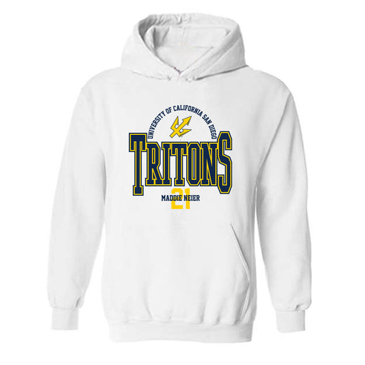 UCSD - NCAA Women's Soccer : Maddie Neier - Classic Fashion Shersey Hooded Sweatshirt-0