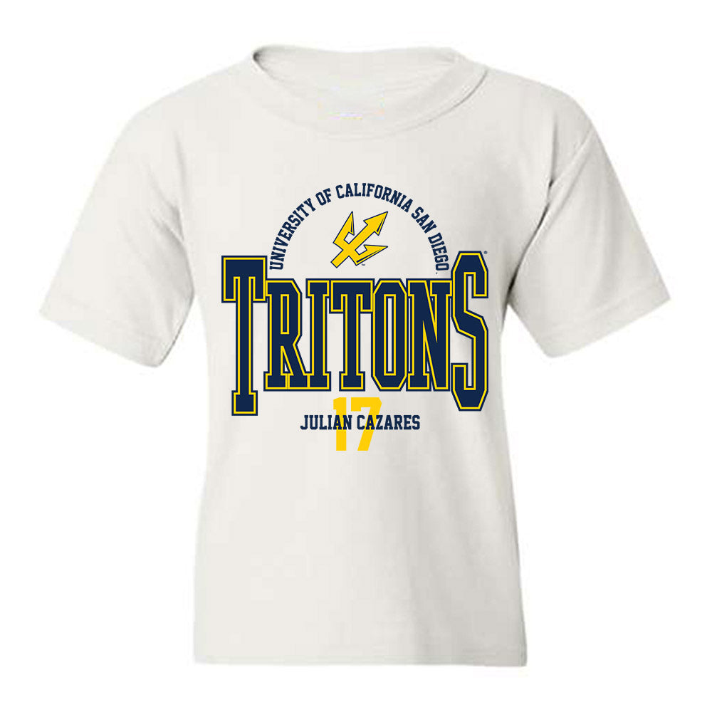 UCSD - NCAA Baseball : Julian Cazares - Classic Fashion Shersey Youth T-Shirt-0