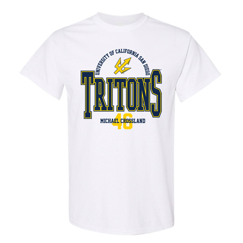 UCSD - NCAA Baseball : Michael Crossland - Classic Fashion Shersey T-Shirt-0