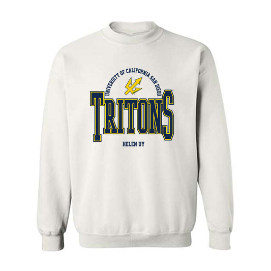UCSD - NCAA Women's Rowing : Helen Uy - Classic Fashion Shersey Crewneck Sweatshirt-0