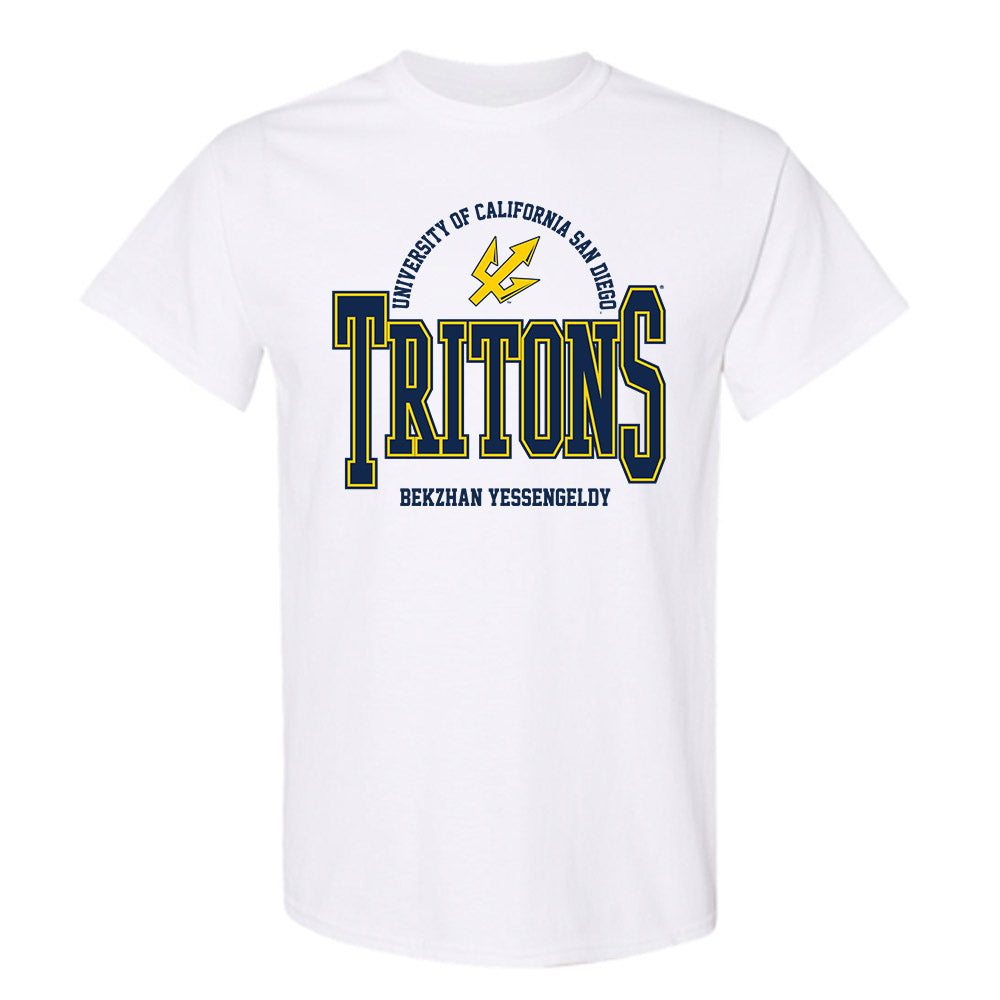 UCSD - NCAA Men's Swimming : Bekzhan Yessengeldy - Classic Fashion Shersey T-Shirt-0