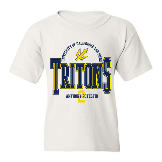 UCSD - NCAA Baseball : Anthony Potestio - Classic Fashion Shersey Youth T-Shirt-0